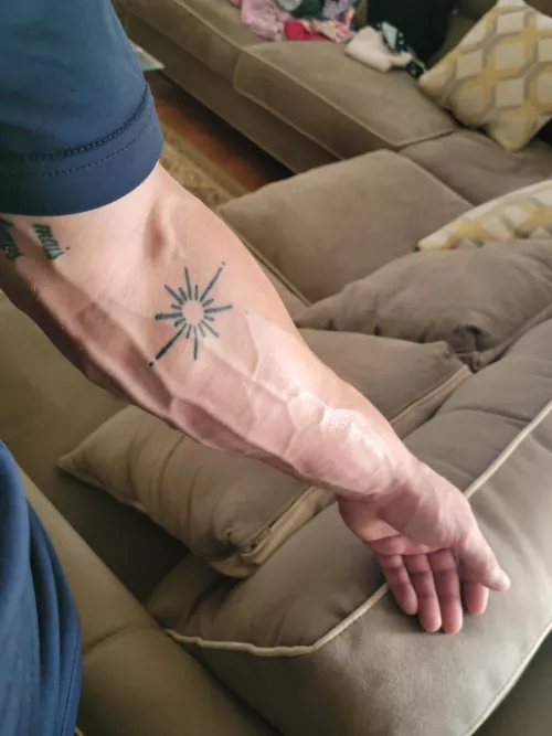 my veins make a pentagon!