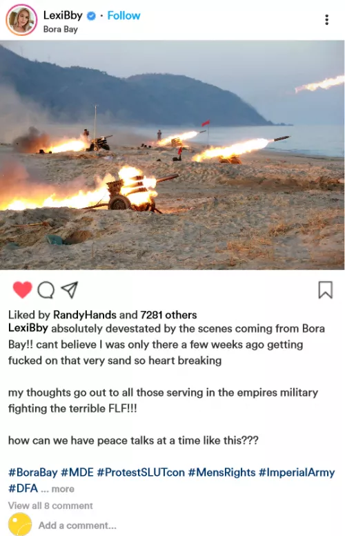 (cuntagram) - totally devestated by images of my favourite bora bay!!