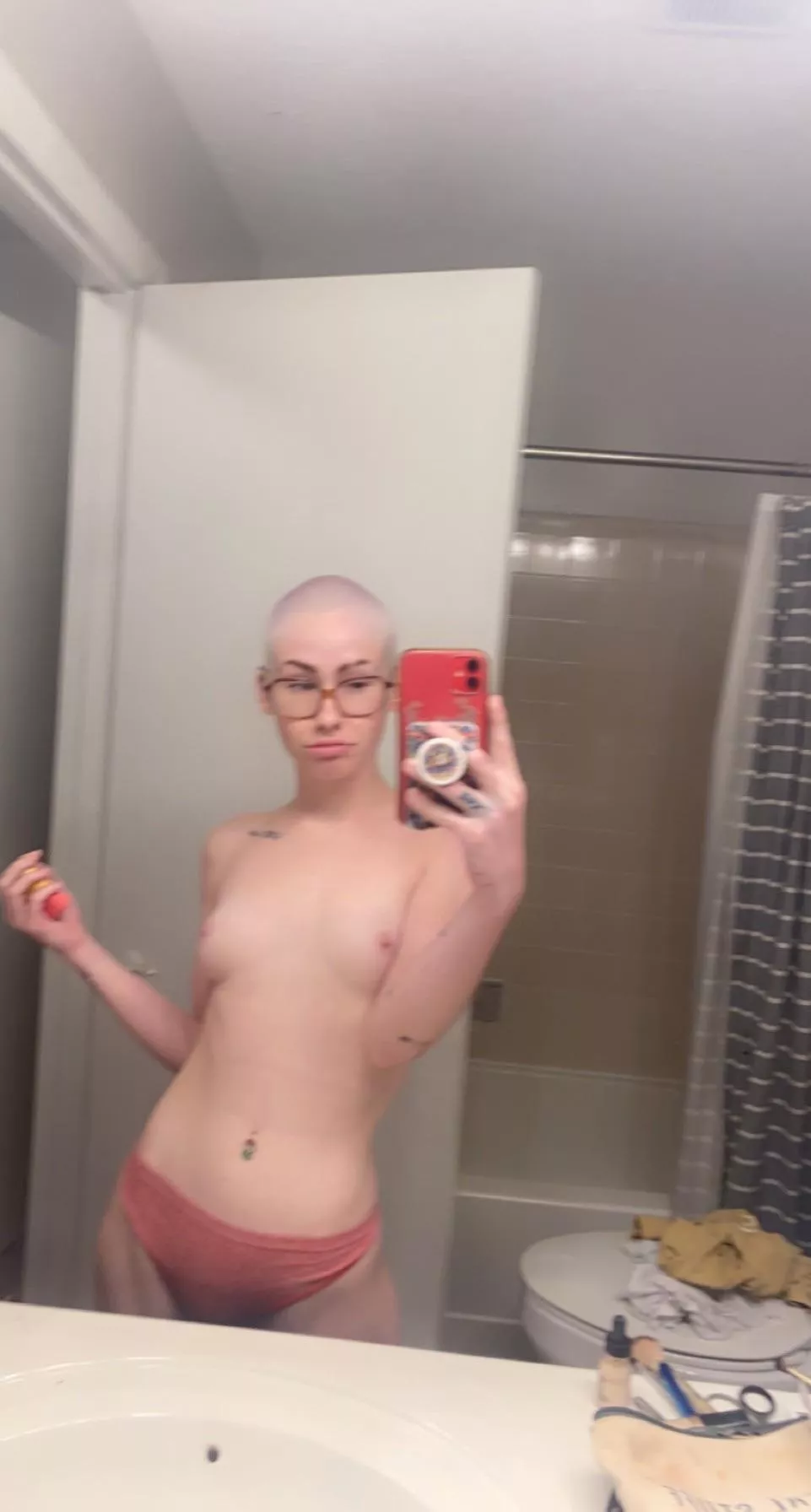 purpley bald