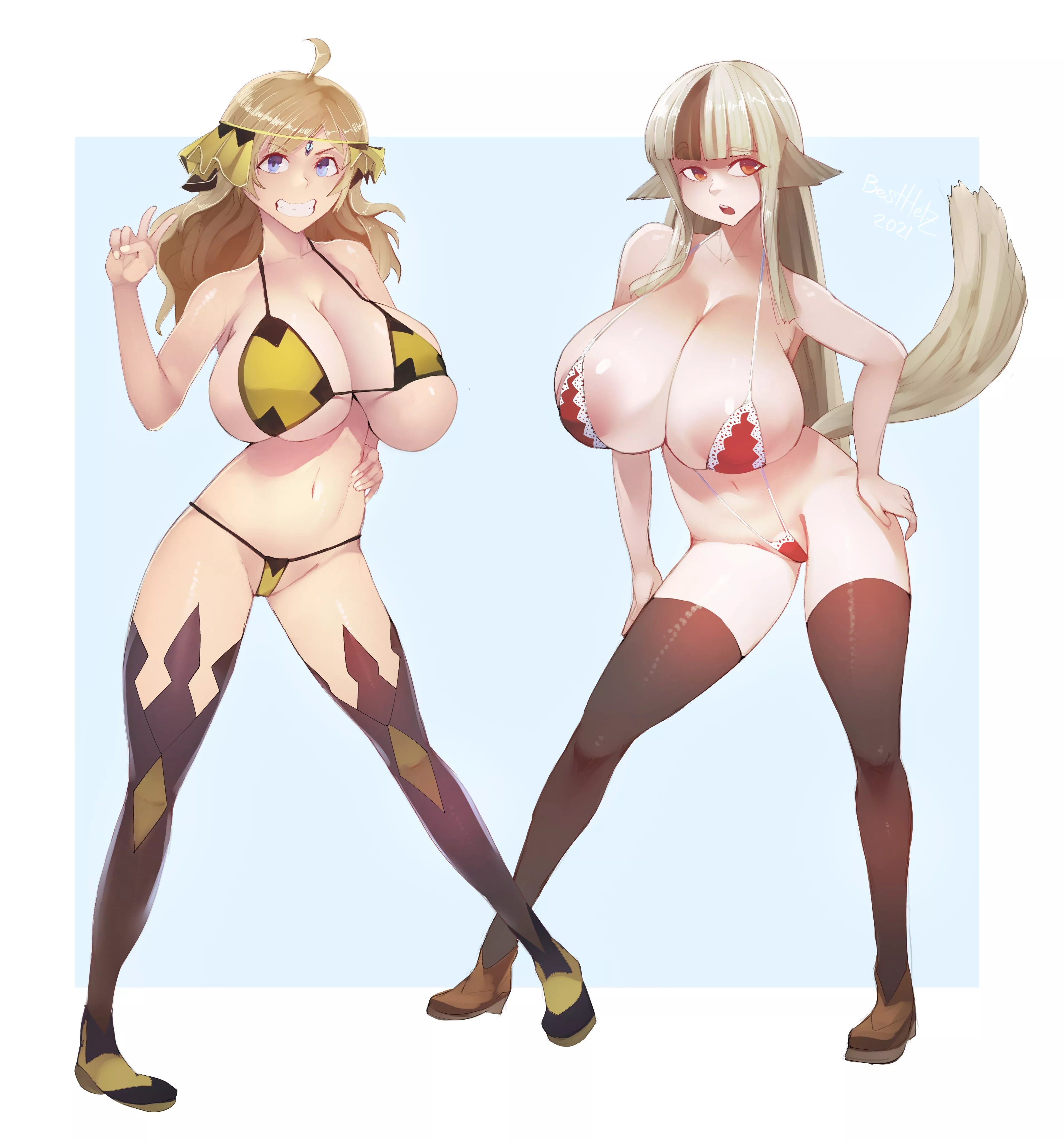 Ophelia And Valouria In Bikini's (Besthetz ) [Fire Emblem]