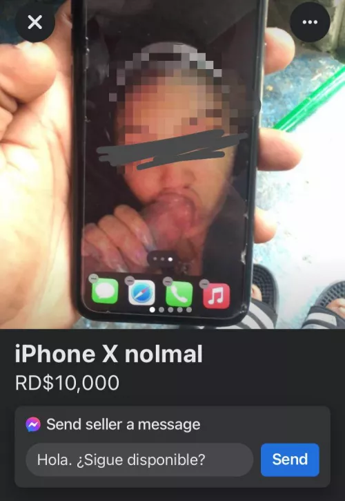 Facebook Market post I saw today…