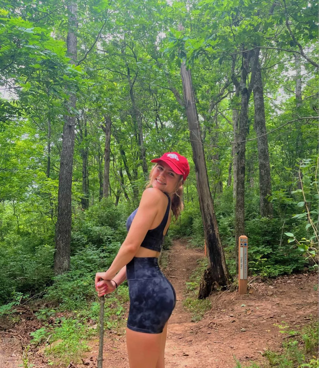 In the woods