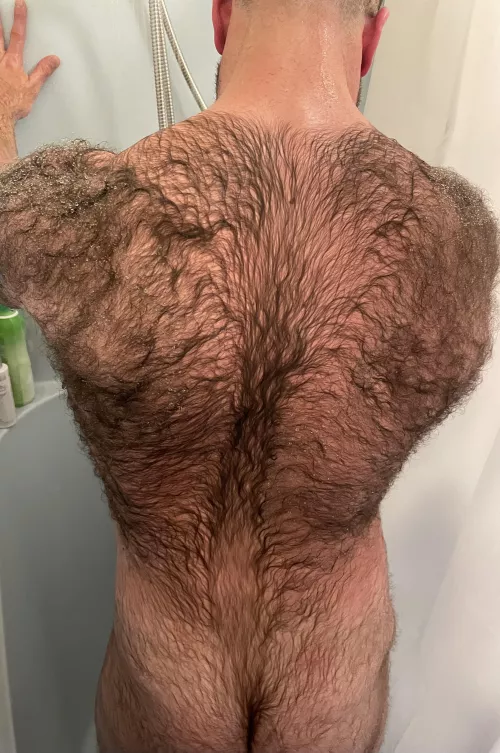 Nothing like a hot shower after working all day.