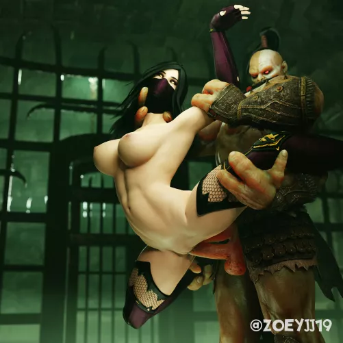Mileena fucked by Goro (Zoey19) [Mortal Kombat]