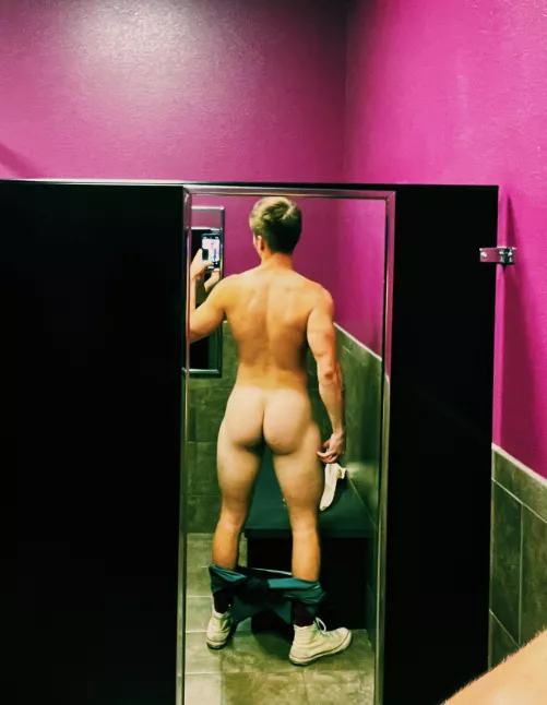 I guess all those squats are paying off