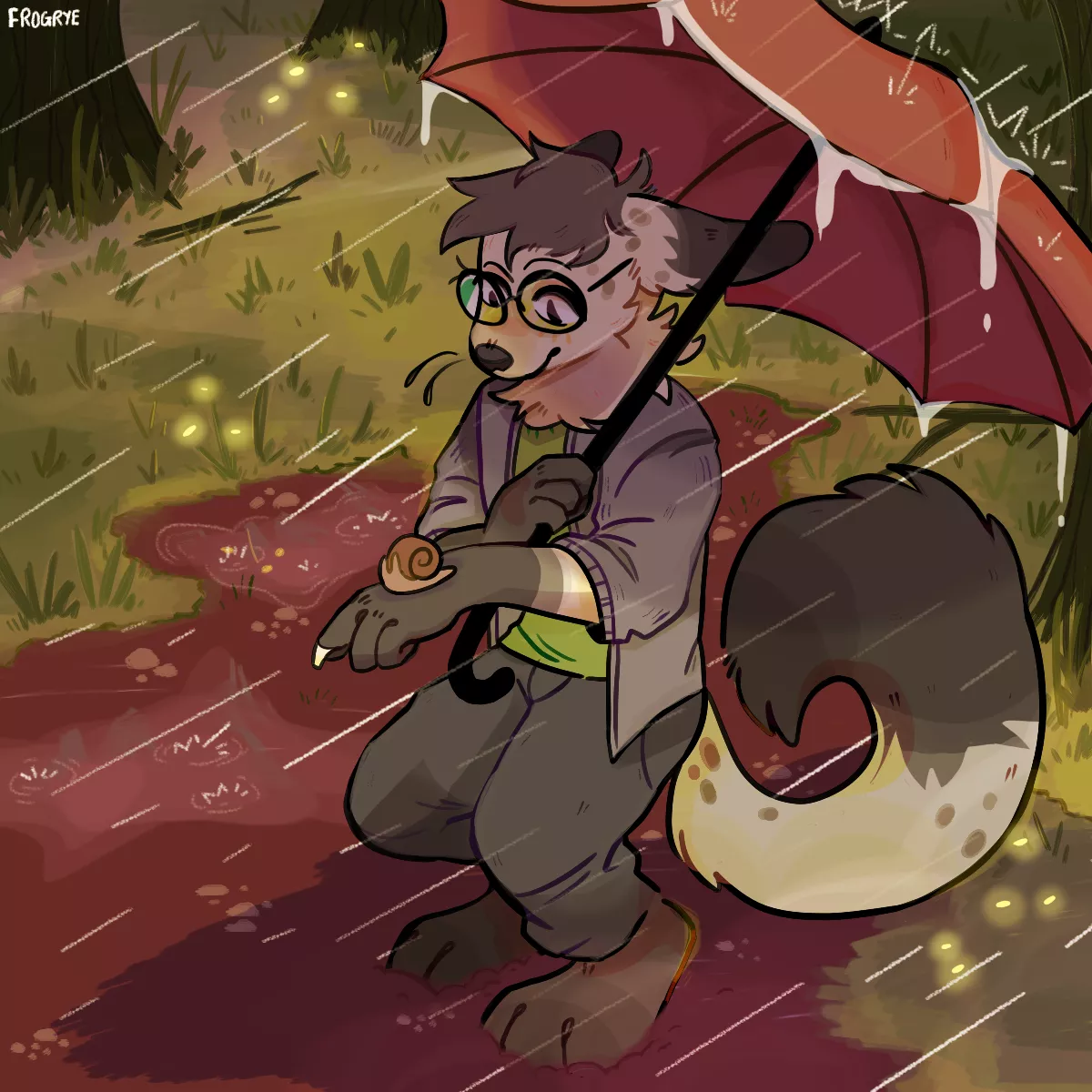 rainy days 🐌