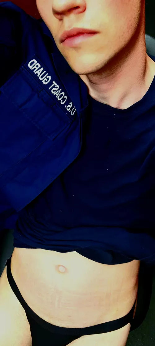 so good to get out of uniform after a long day in it