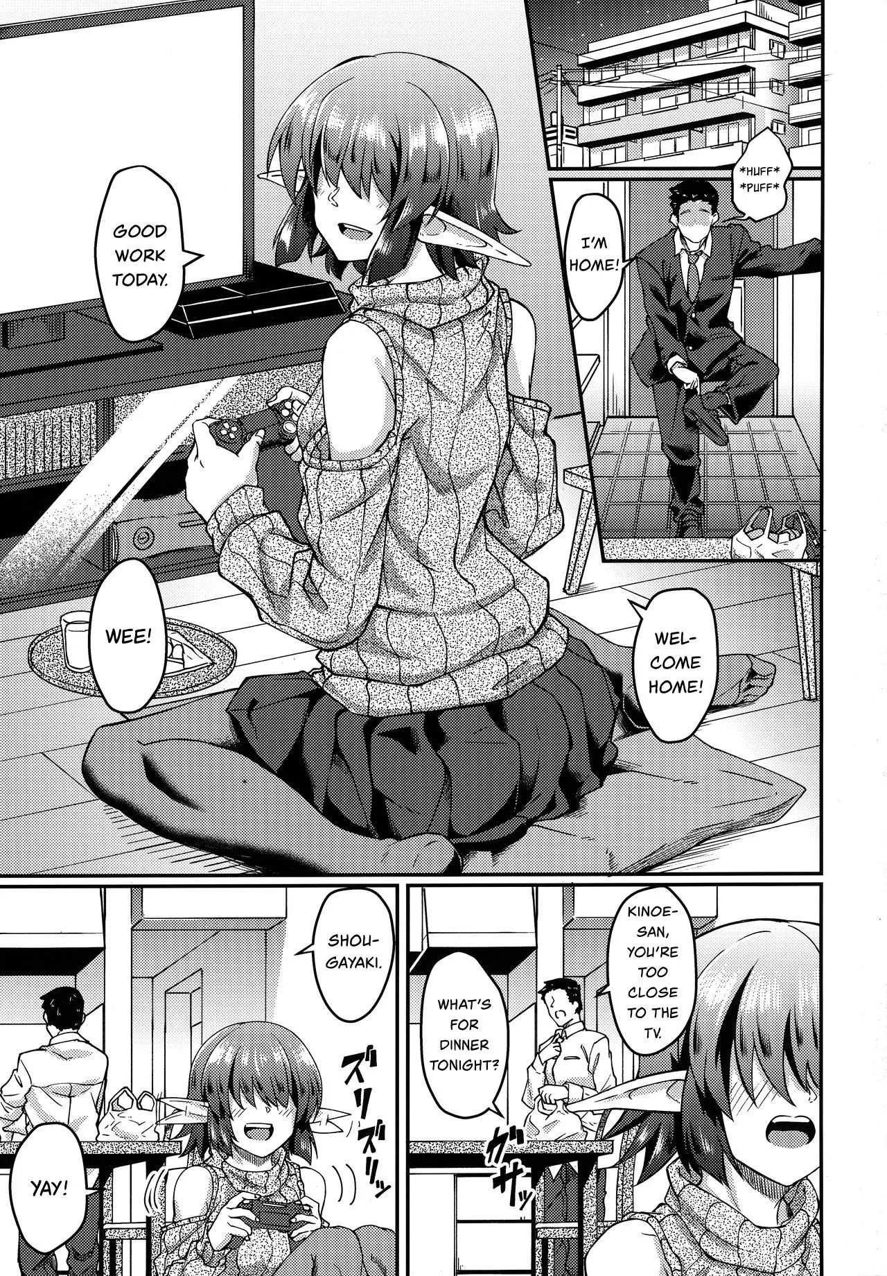 [Hirano Kawajuu] Living with an Elf Whose Hair Hides Her Eyes