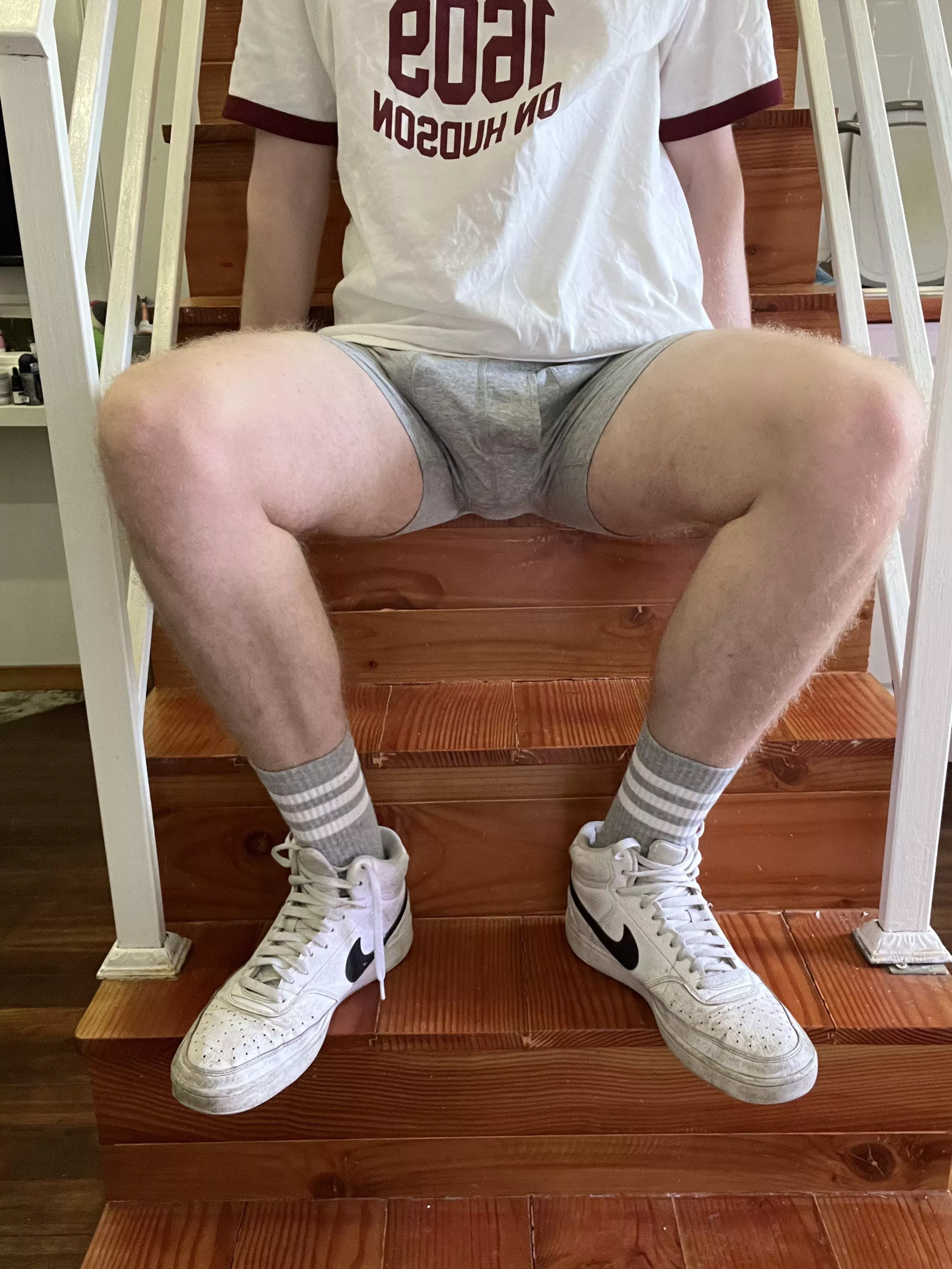 Who loves socks and gray boxers?