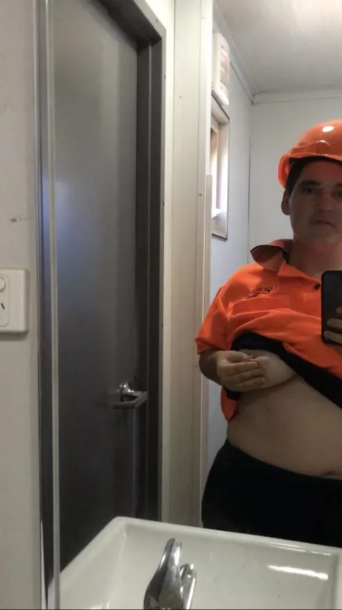 Bathroom selfie at work ;)