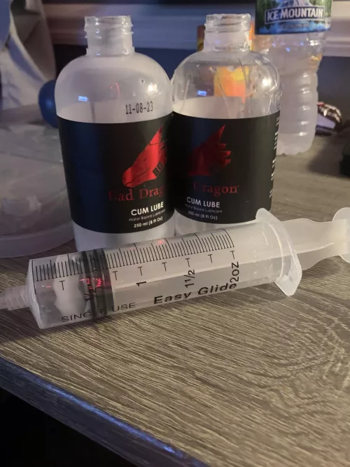 Diego just pumped 16 ounces of cum into my guts 🥴