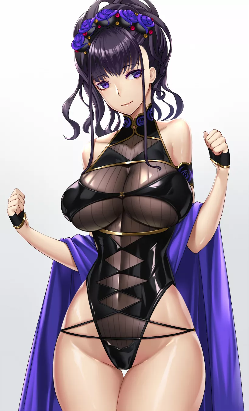 Murasaki Shikibu Swimsuit MILF (Takanashi-A) [Fate]
