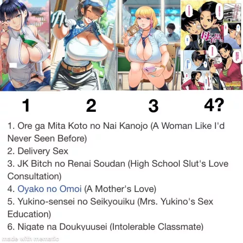 Who’s excited for Oyako no Omoi (A mother’s love) to be animated? Hopefully it happens this year.