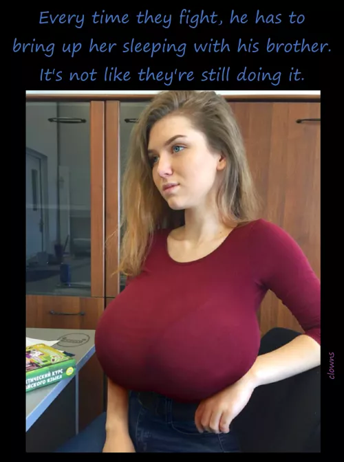 [inlaw] They are still doing it. But there is no way her husband can know that!