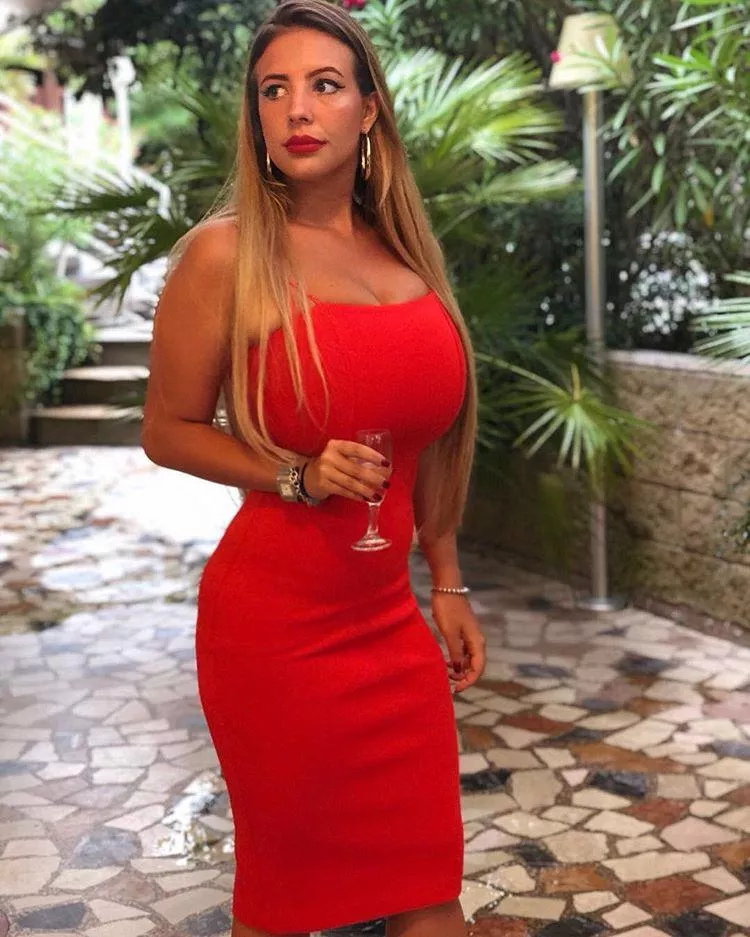 Red dress