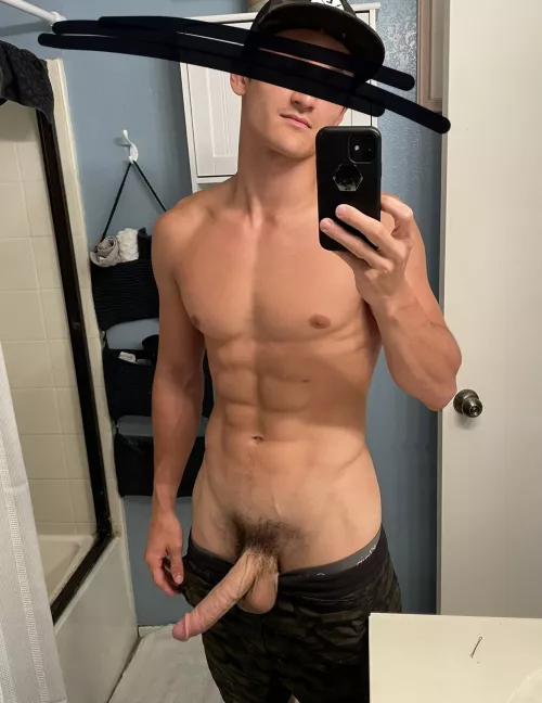Bro has a HUGE dick