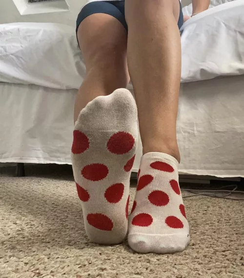 Do you like my dirty white socks?