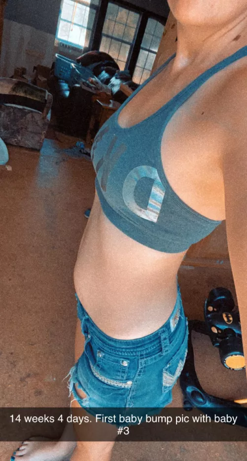 Here for verification! 15 weeks preggo with baby #3 💜