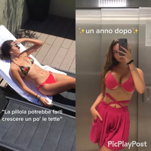 “Being on the pill might make your boobs grow” -> ✨one year later✨ - edinasejko tikt0k