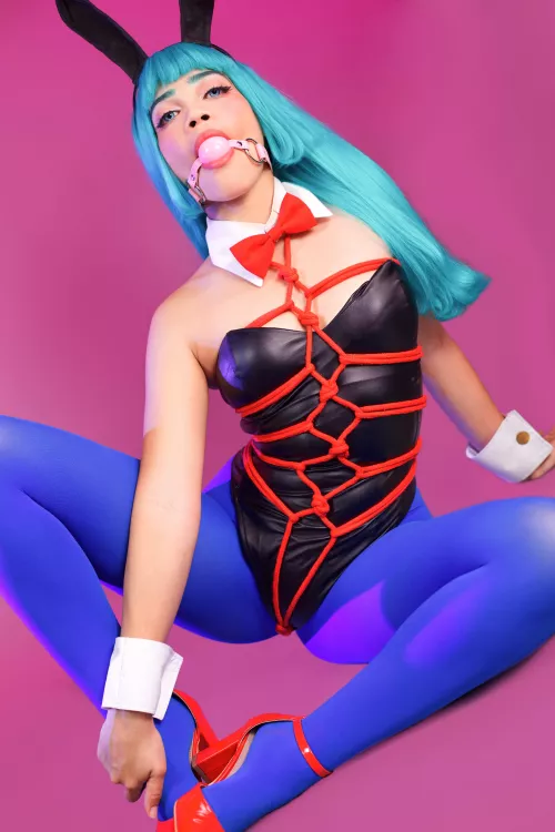 Bunny Bulma (Dragon Ball) by amelyndesu but with a little twist 💕