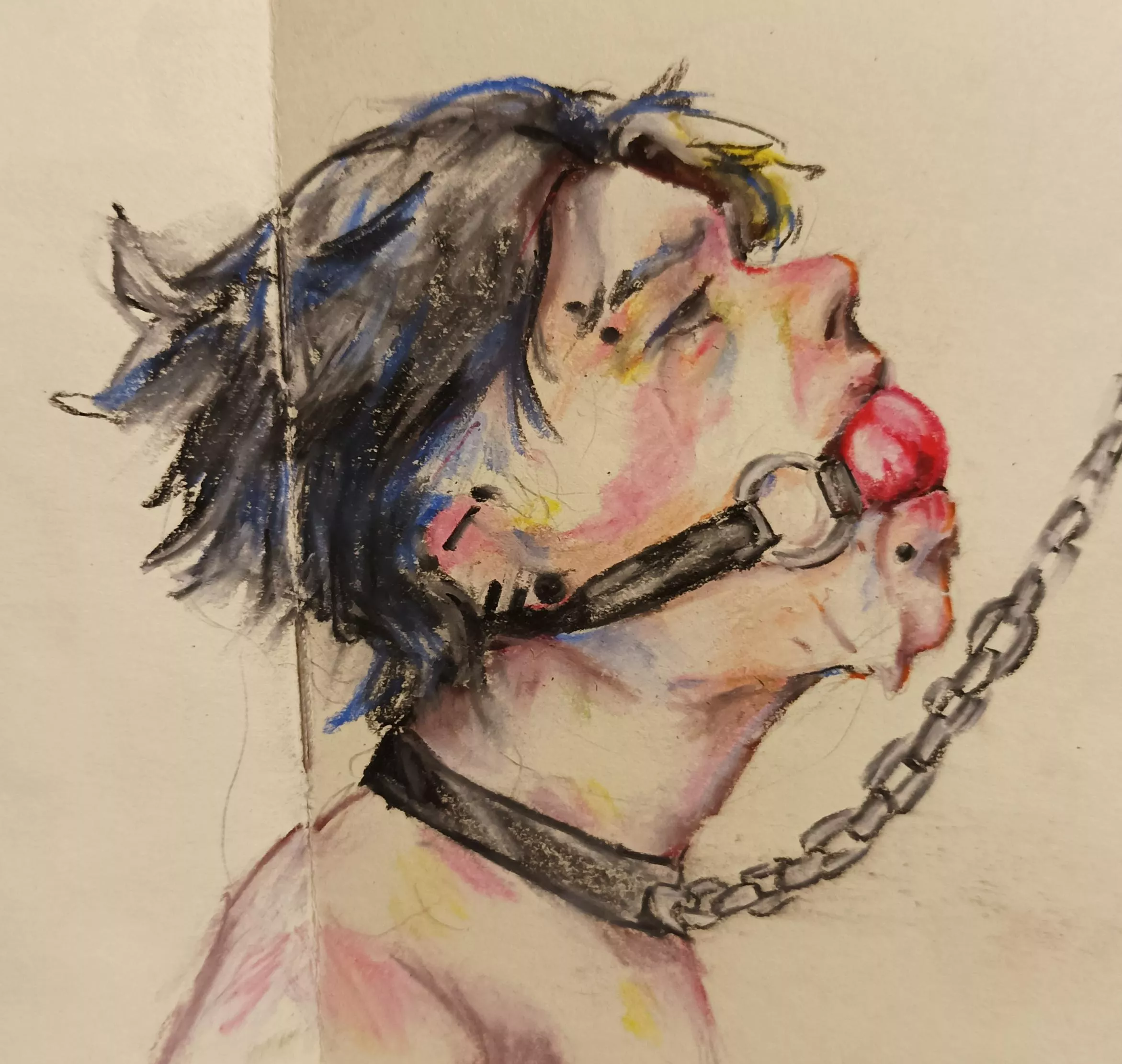 I have sketchbook full of art I can't share