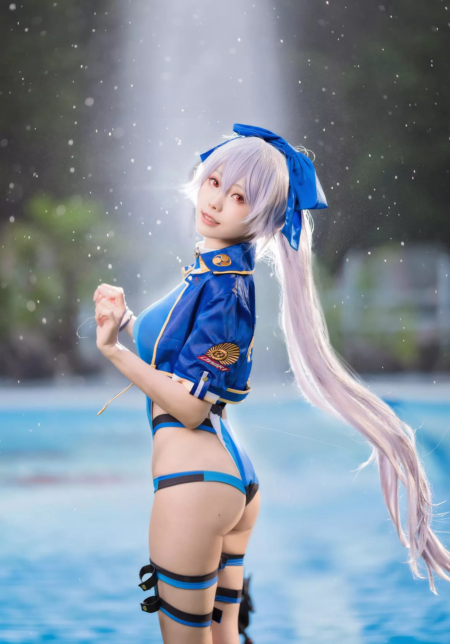 Swimsuit Tomoe Gozen (FGO) by @Ely_eee