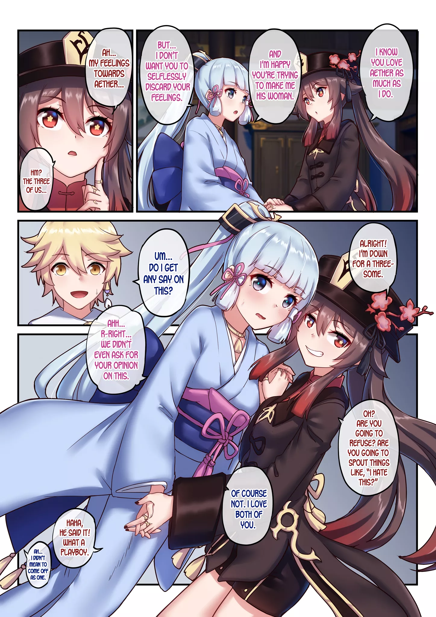 [Longbow Flintlock] The Traveler's Wives Hu Tao & Kamisato Ayaka