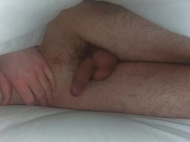 My sleeping BF!! 🤤 Every now and then my bf sleeps naked and I love it when he does because I can be naughty. I love playing with it when he's out and watching his cock slowly grow into an 8 & half inch chunk. Mmmm what to do with it? Suggestions