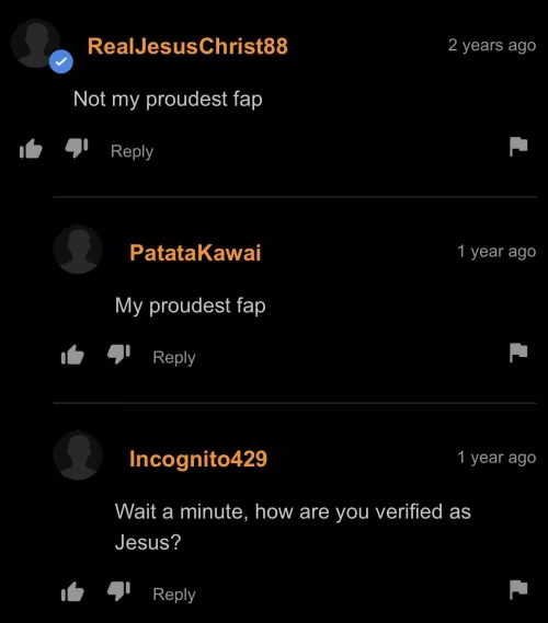 Verified as jesus my guy