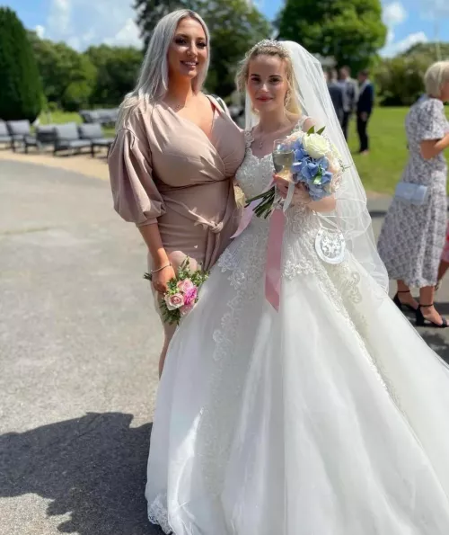 The groom having second thoughts