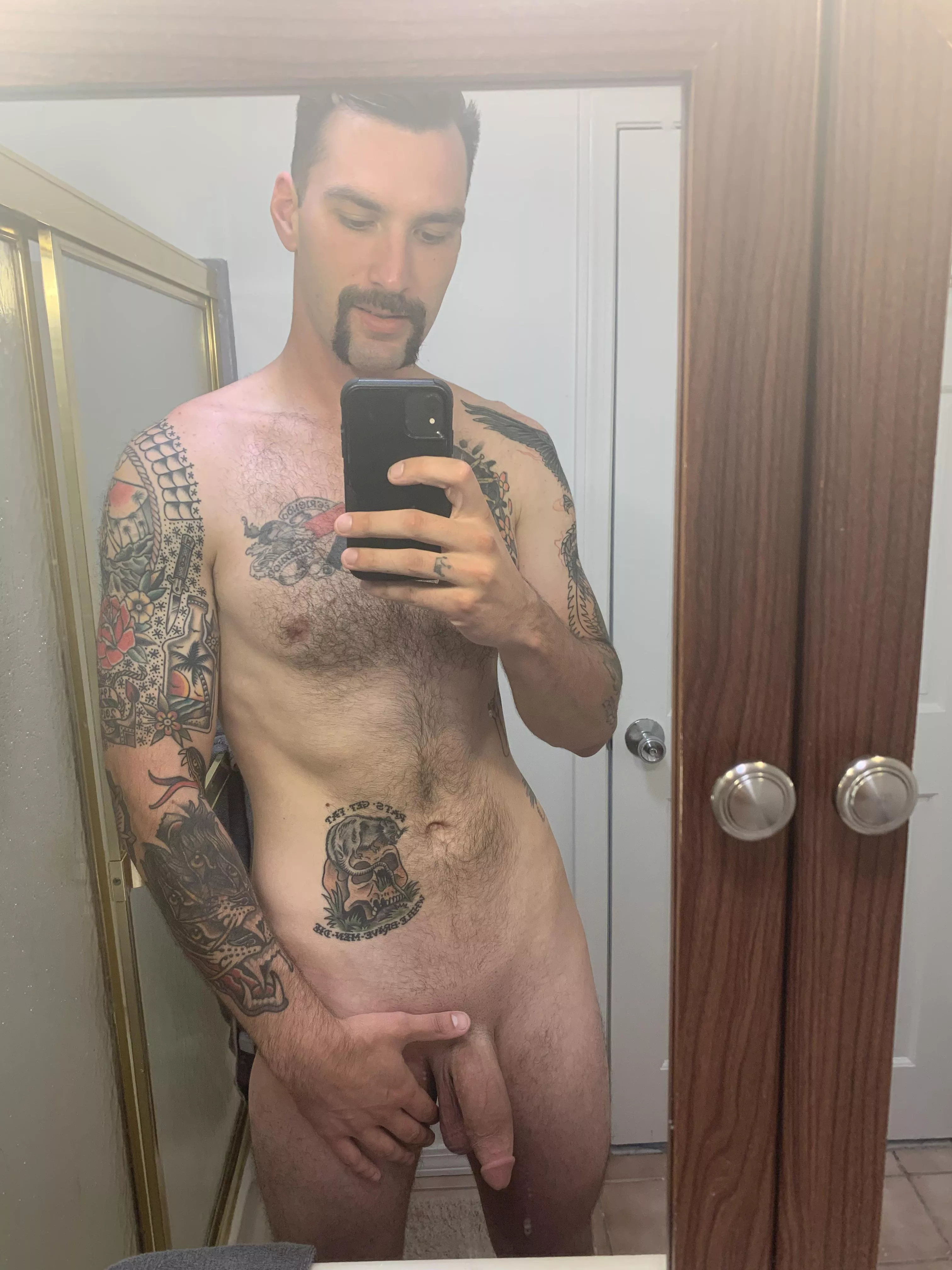 Would you rather ride my stache or my dick??? 😈