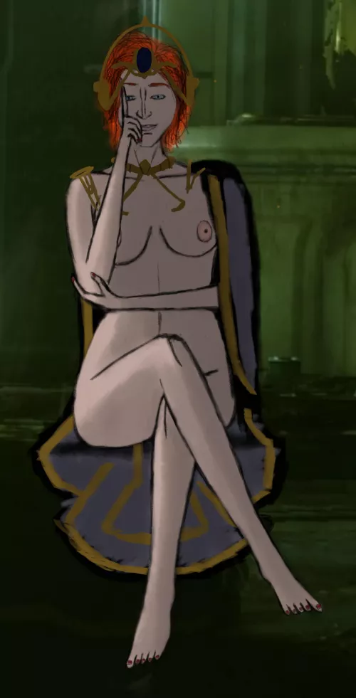 I didn't know how to draw, but I figured someone had to do a naked [Archimedean Yonta]