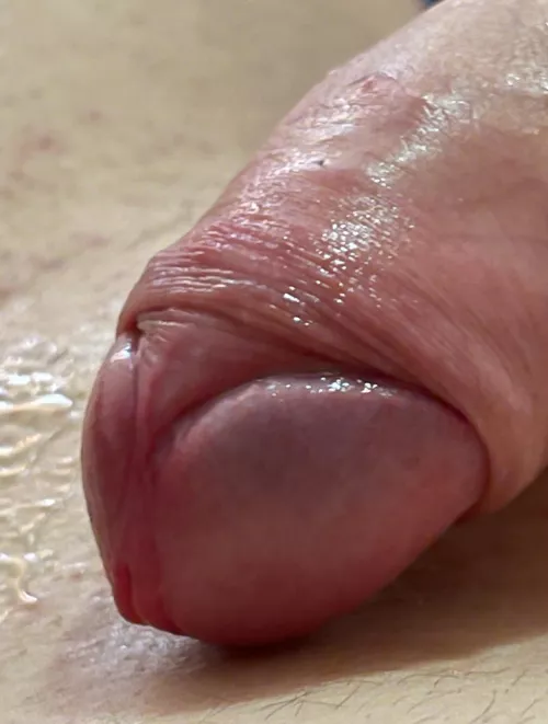 Wet precum head 🙃