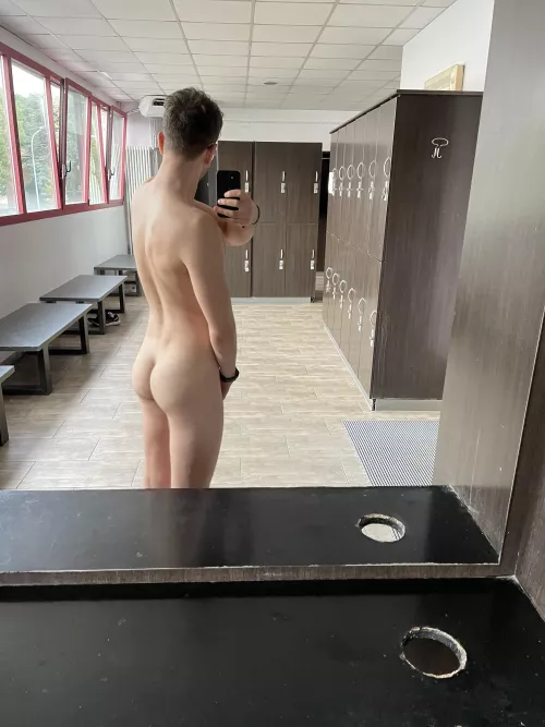 I was watching a naked guy