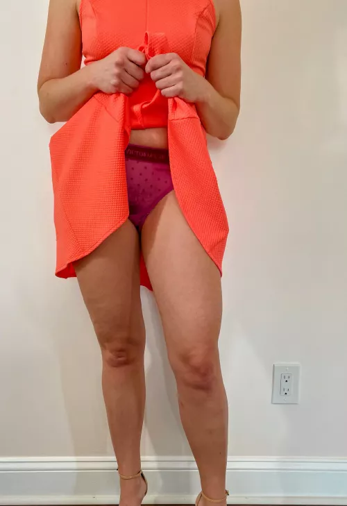 If I have to go to the office on a Friday I have to flash you my undies