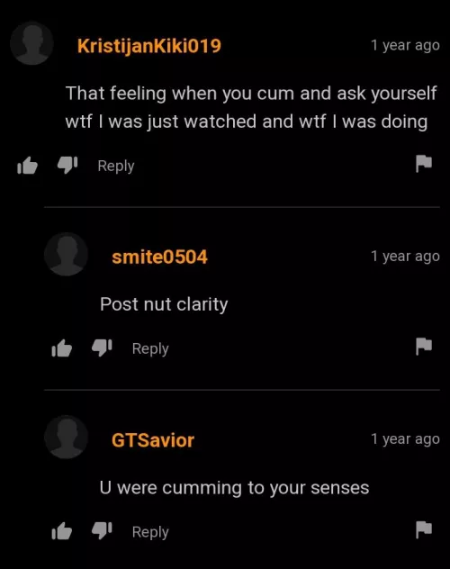 this may have been posted before but it helped with my post nut clarity