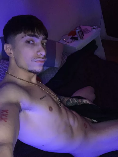 naked in my bed waiting for the perfect man to have my first time...