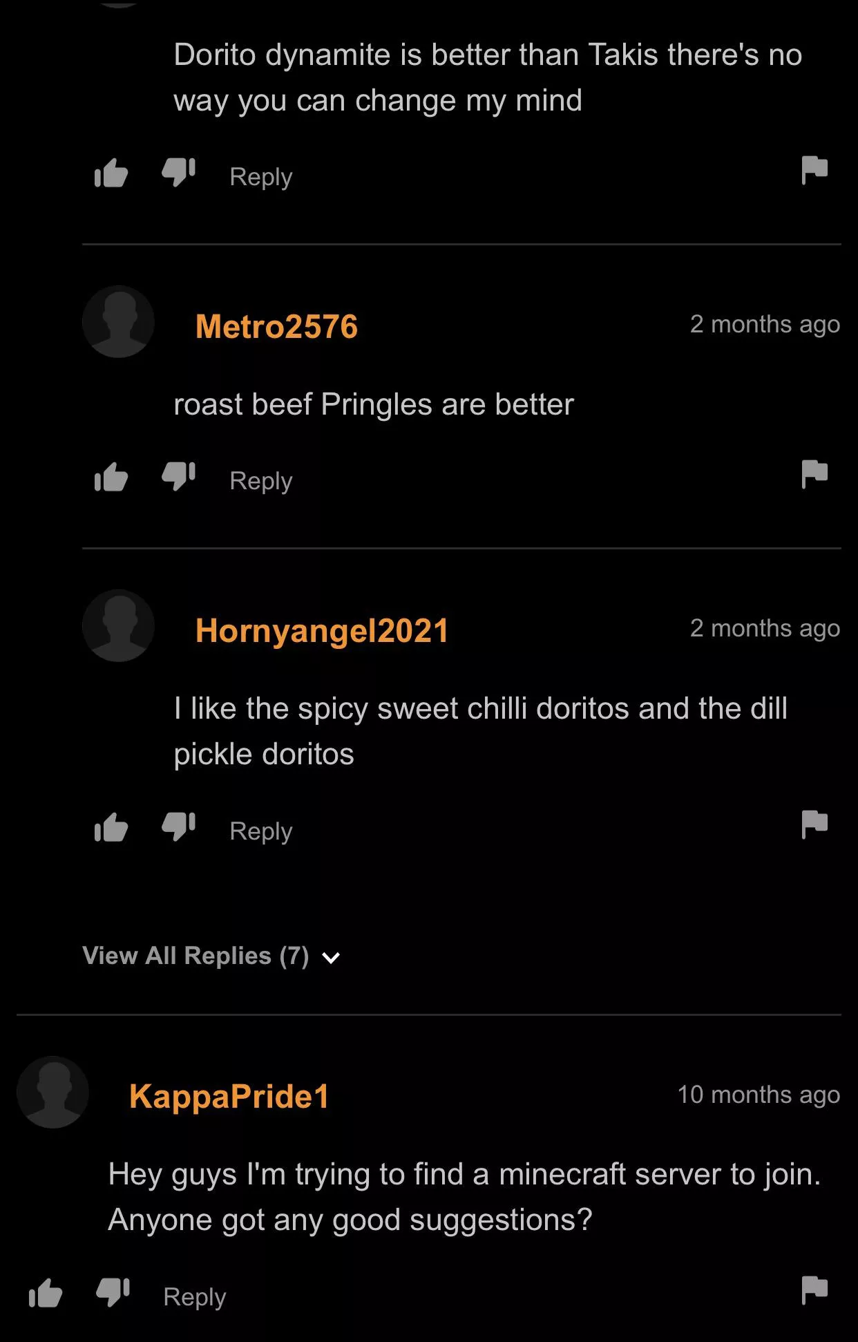 random comments