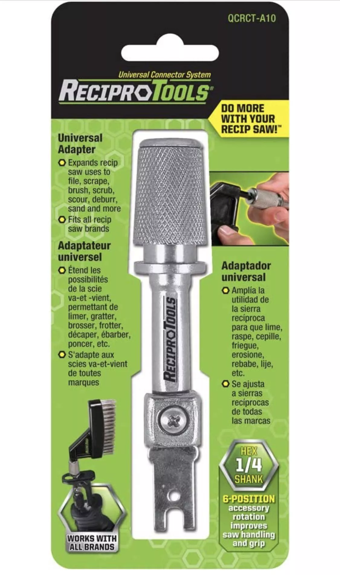 Can anybody tell me if this adapter works with Vac-U-Lock attachments? Looking to build a machine using my reciprocating saw!! Can anybody tell me if this adapter works with Vac-U-Lock attachments? Looking to build a machine using my reciprocating saw!!