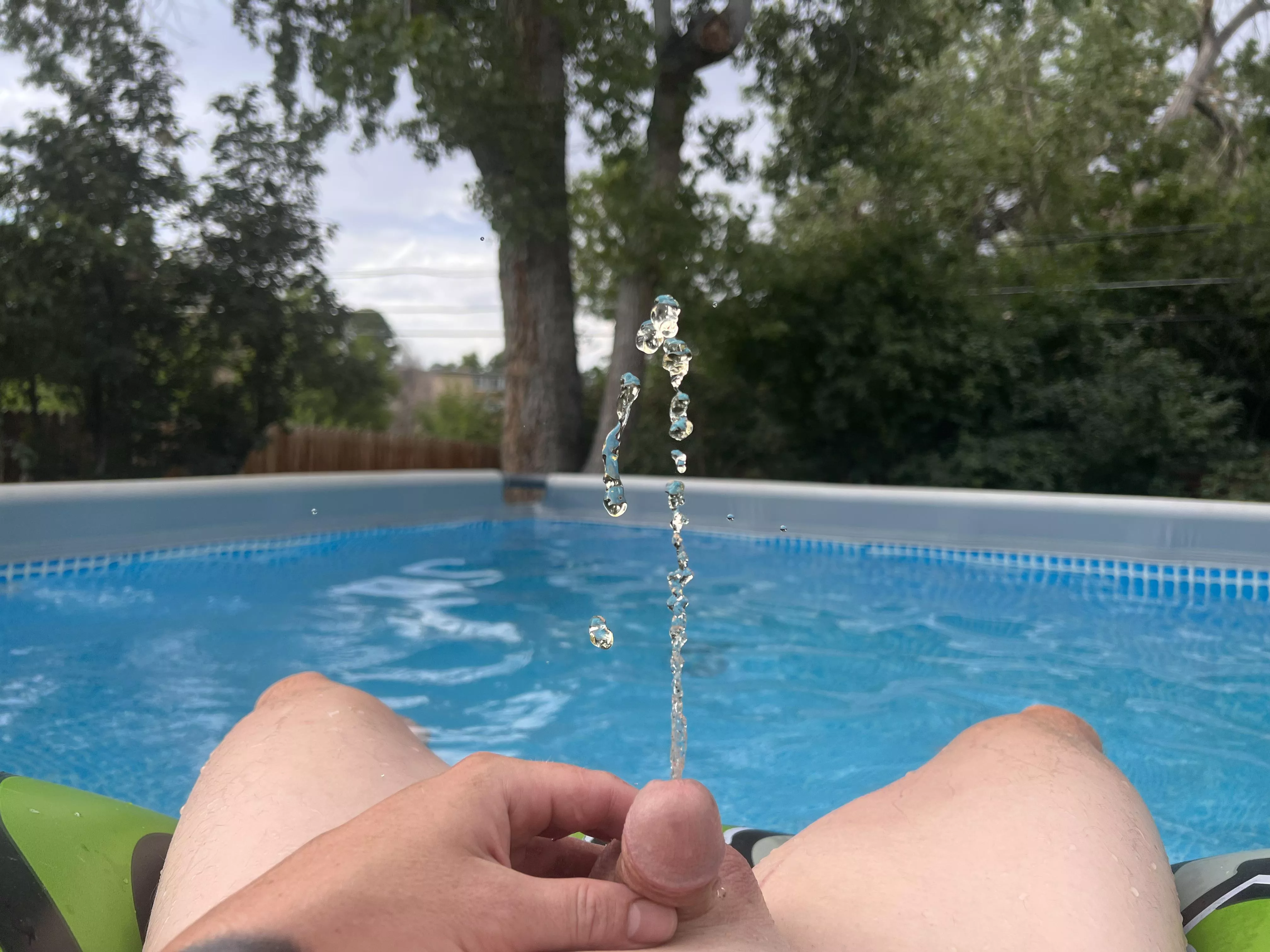 Hope it’s ok to piss in the pool