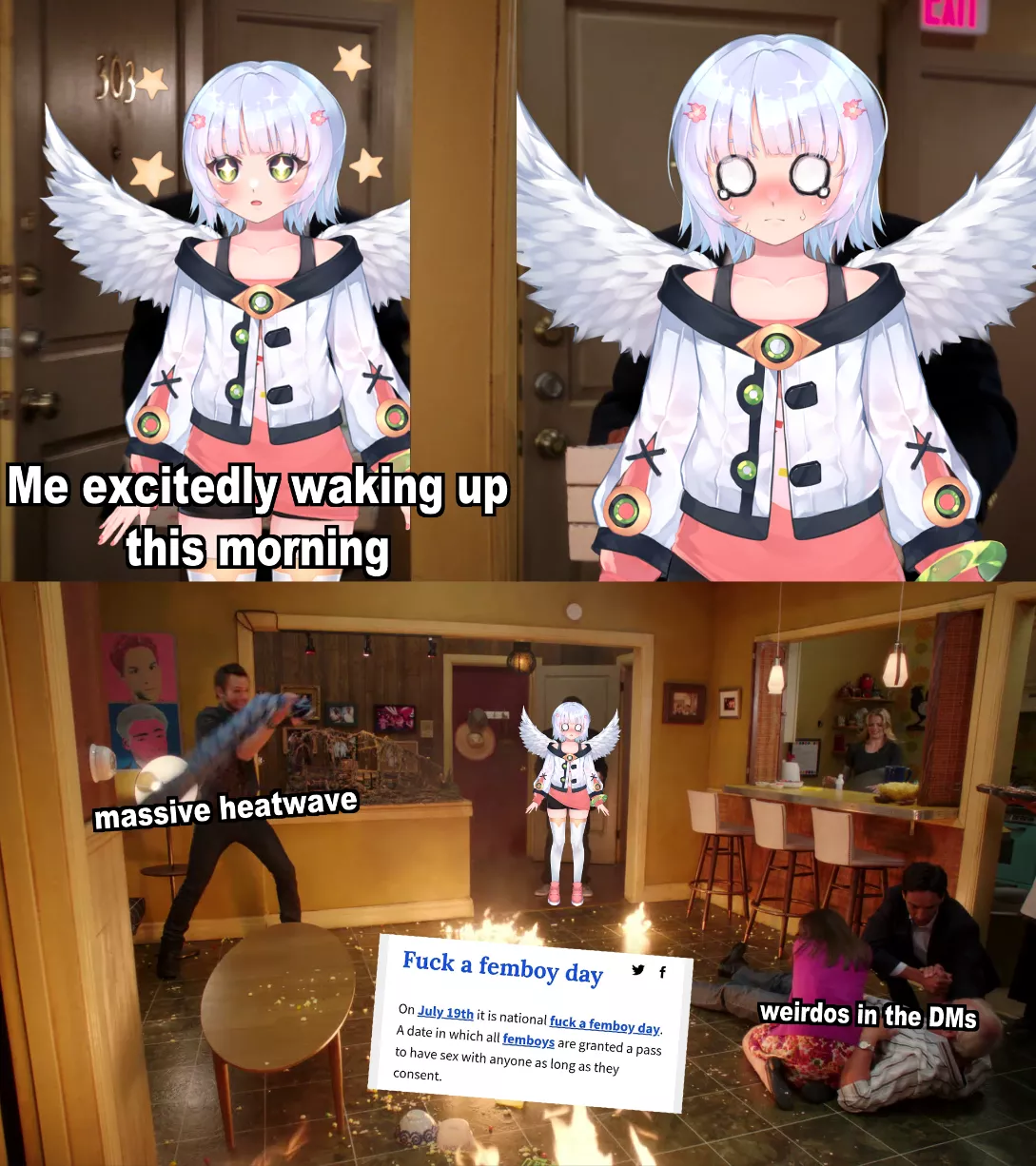 it's too warmmmm