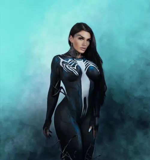 Venom body paint 🖤