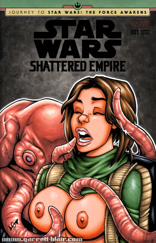 Jyn Erso gets examined by Bor Gullet (Garret-Blair)