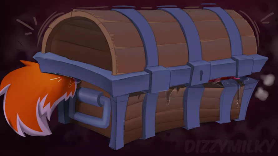 {image} Does anyone else let mimics eat them in video games? I do! (furry)