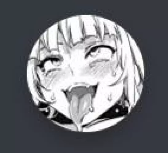 LF Mono Source: 1girl, ahegao, looking up, open mouth, blushing