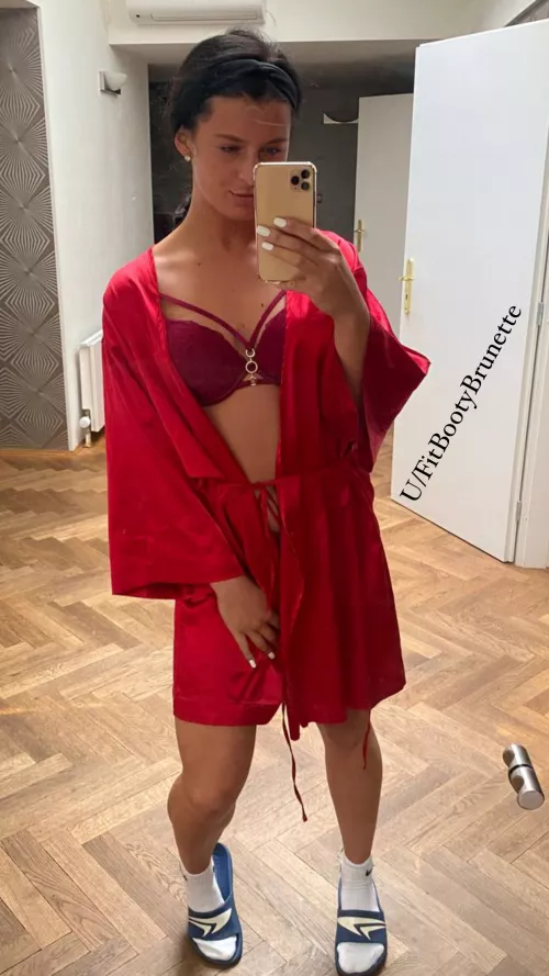 Is this robe revealing too much or too little?