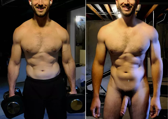 I only lift so I can pick you up and bounce you on my cock 😈