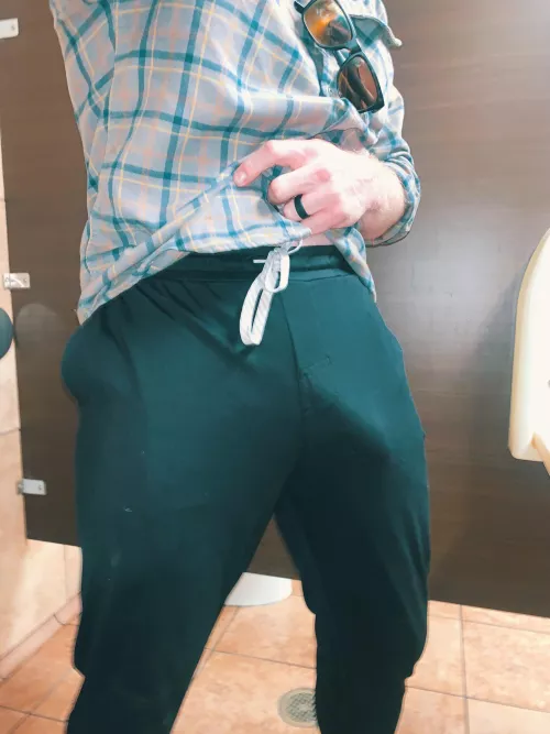 My wife says my bulge is distracting to her girl friends. What do y’all think?