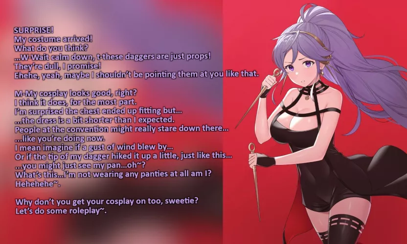 Your Flirty Girlfriend Shows Off Her Cosplay~! 👗 [F4A] [GFE] [Wholesome] [Short] [Teasing] [Implied Sex / “Roleplay”] [Spy x Family Yor Cosplay]