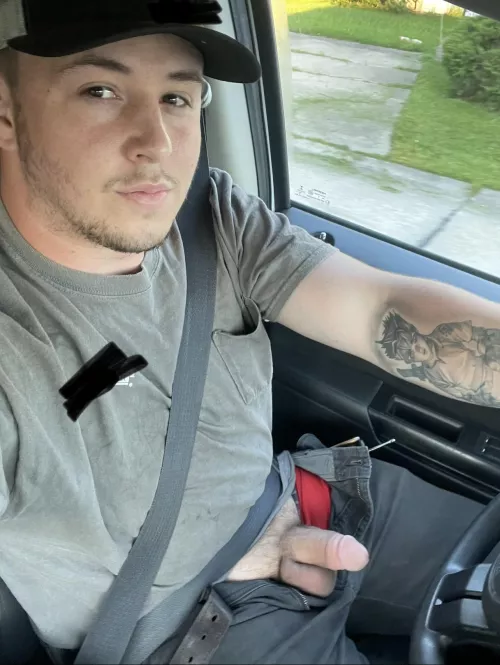 Love the thrill of someone being able to see me drive by like this 🫢